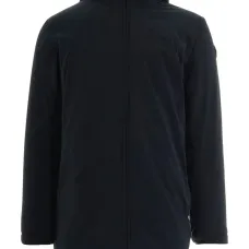 Куртка с капюшоном и нашивкой-логотипом