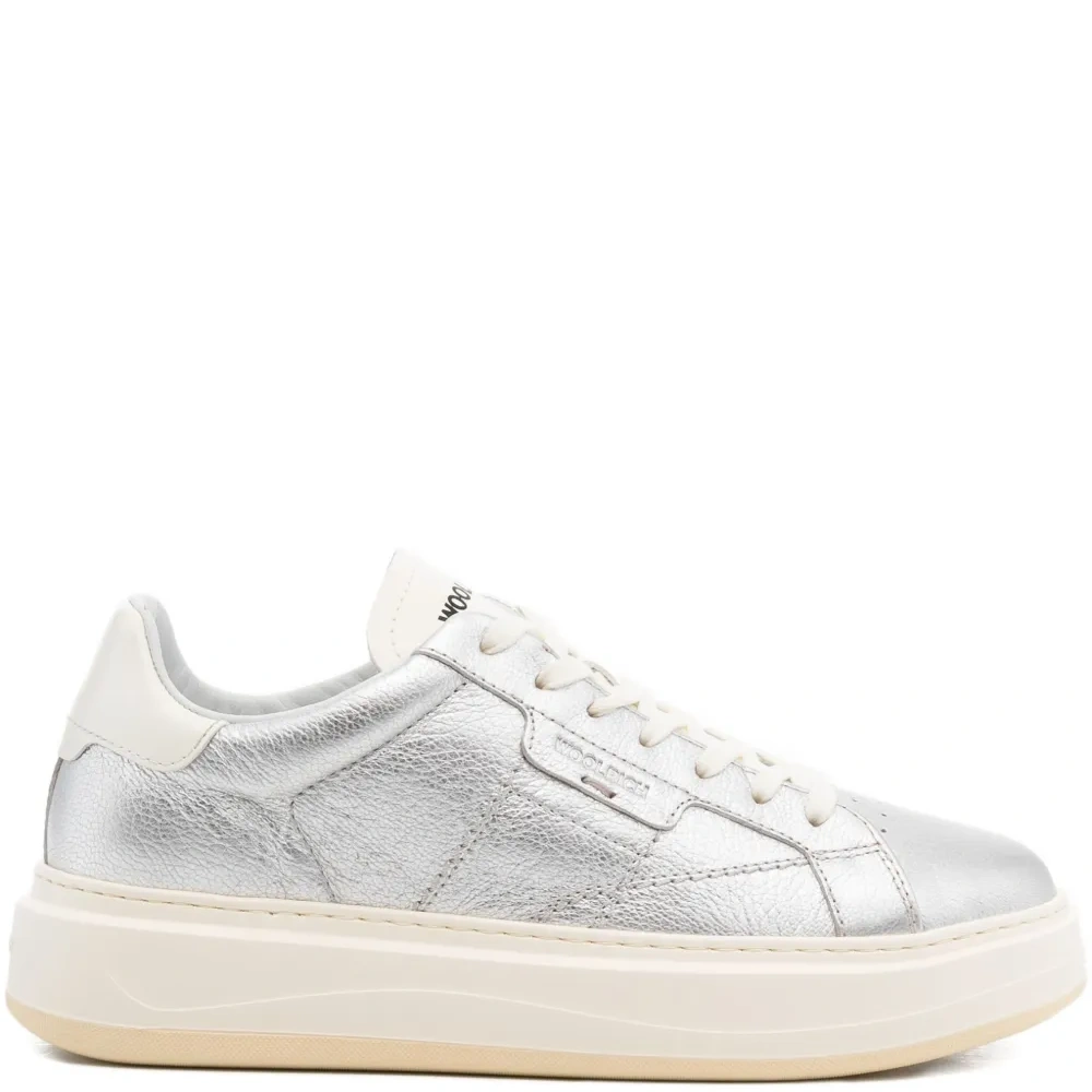 Кроссовки Arrow на платформе с эффектом металлик