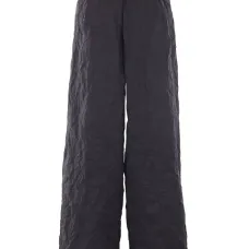 Брюки палаццо с жатым эффектом