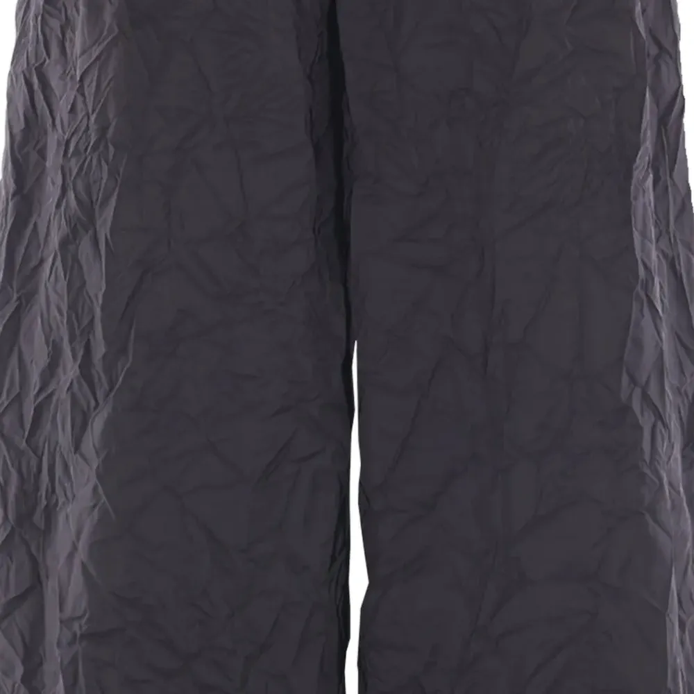 Брюки палаццо с жатым эффектом