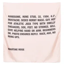 Шелковый платок с принтом