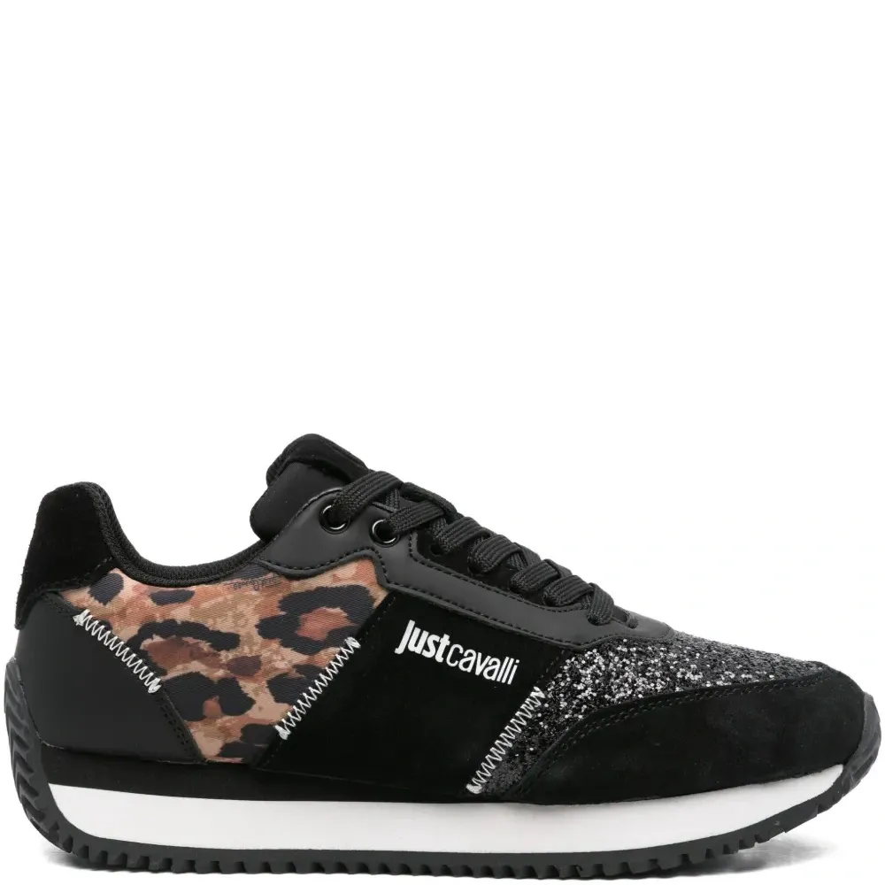 Кроссовки с леопардовым принтом