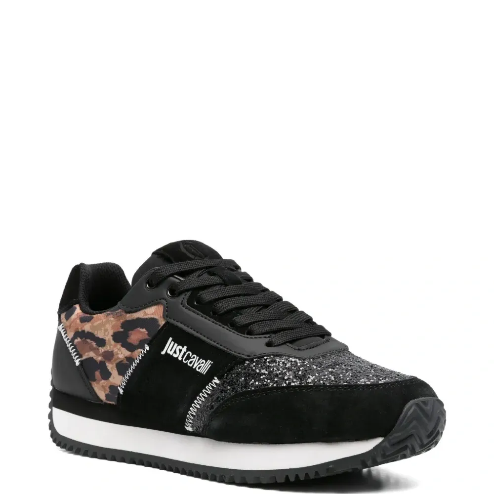 Кроссовки с леопардовым принтом