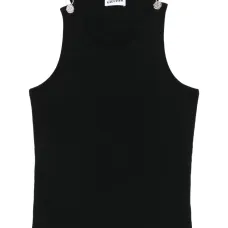 Декорированный топ в рубчик