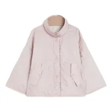 Стеганая куртка с широкими рукавами