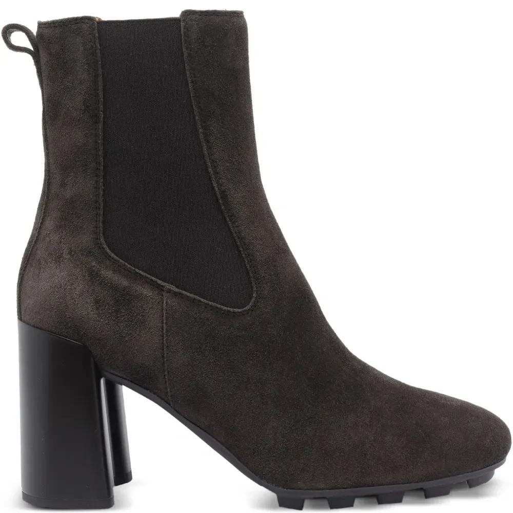 Ботильоны на блочном каблуке