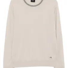 Шерстяной джемпер с логотипом