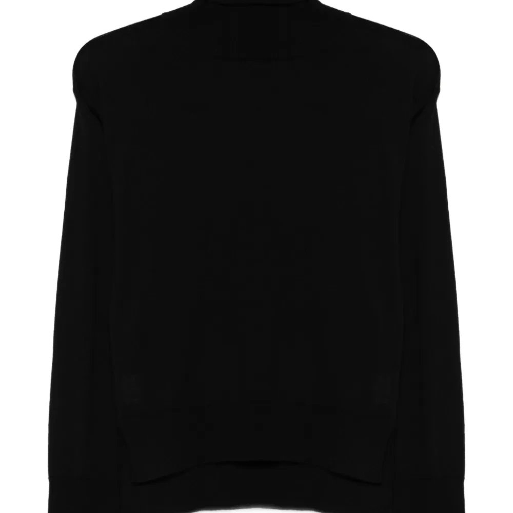 Свитер из шерсти мериноса с высоким воротником