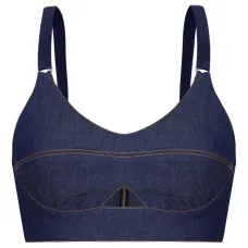 Джинсовый топ на молнии