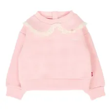 Толстовка с кружевом