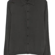 Кардиган с воротником поло