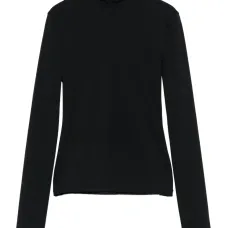 Топ с высоким воротником