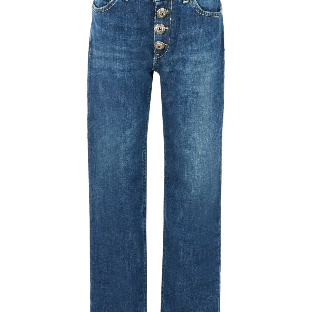 Джинсы с пуговицами