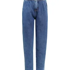 Джинсы со складками