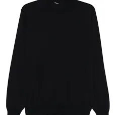 Шерстяной свитер с высоким воротником