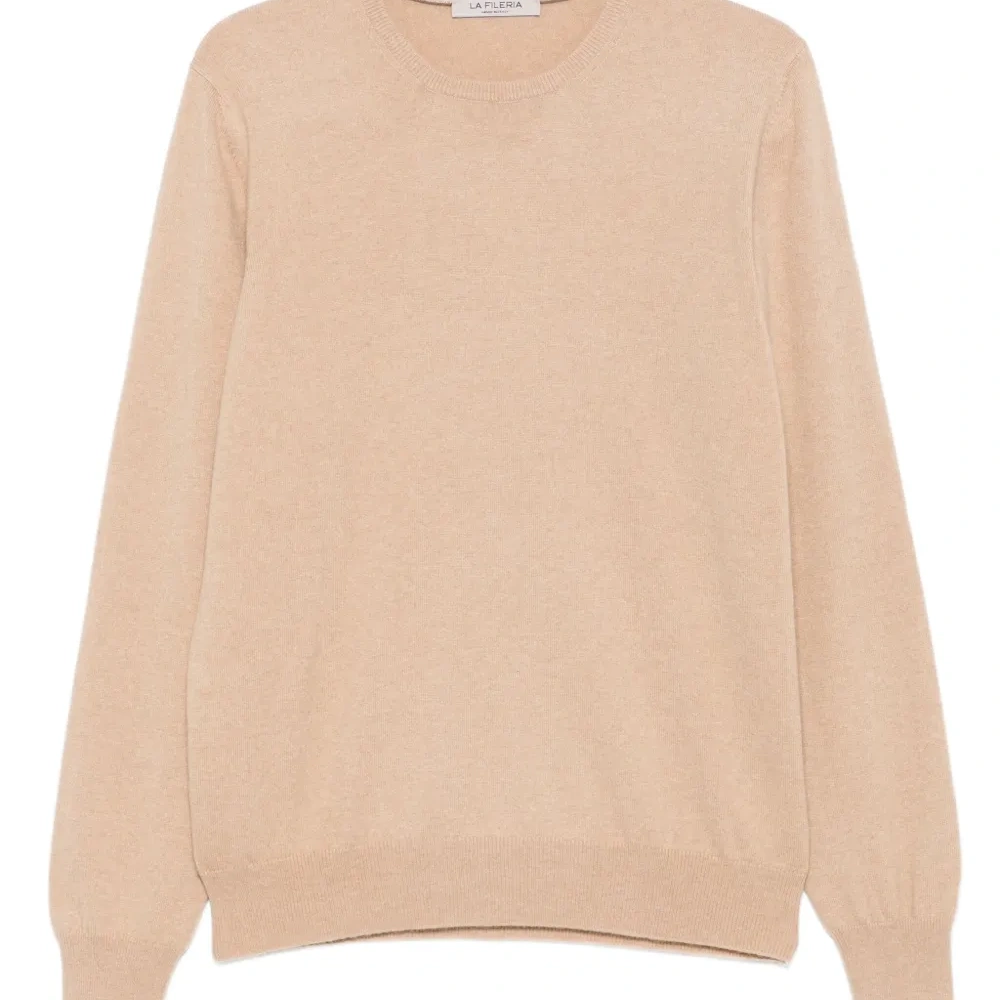 Кашемировый свитер с круглым вырезом Кашемировый свитер с круглым вырезом