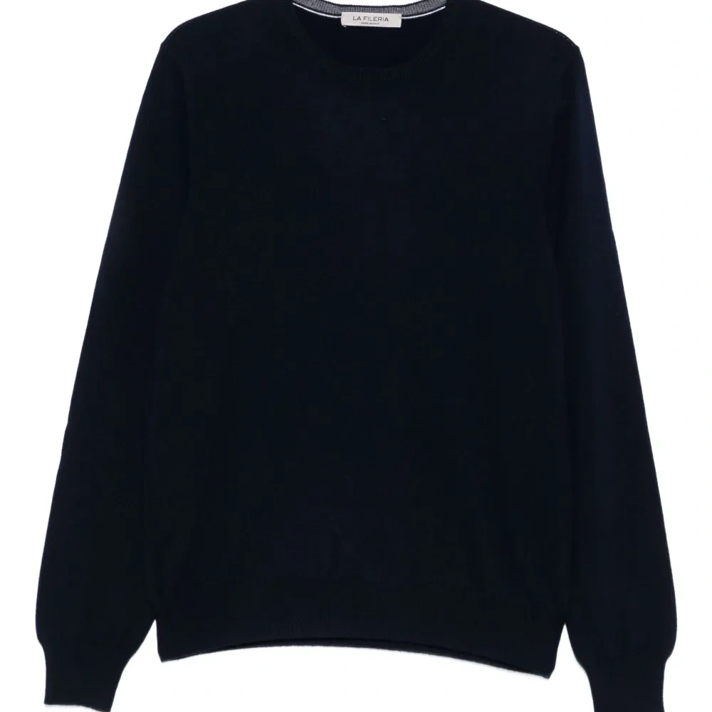 Кашемировый свитер с круглым вырезом Кашемировый свитер с круглым вырезом