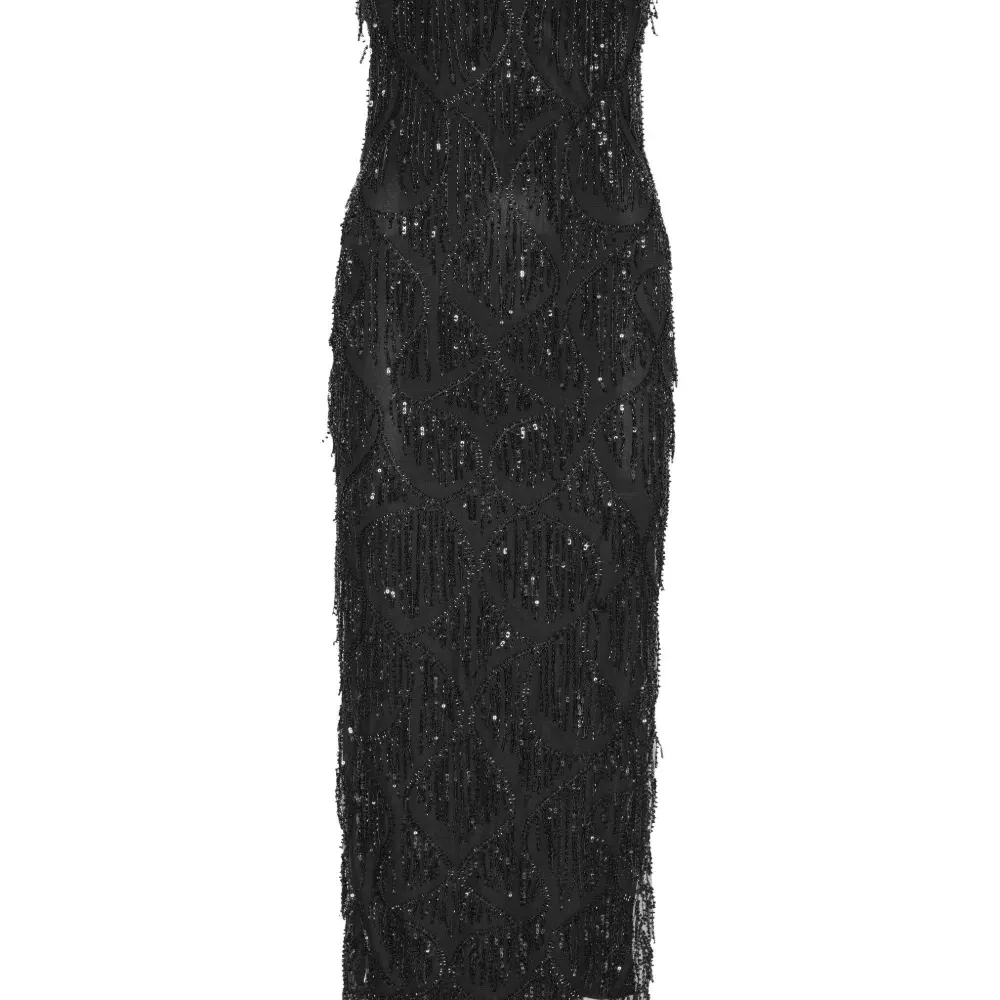 Платье миди с пайетками