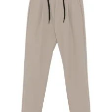 Брюки с кулиской и складками