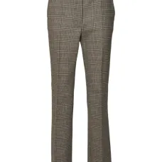 Шерстяные брюки прямого кроя