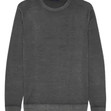 Шерстяной свитер с круглым вырезом