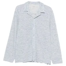 Полосатая рубашка с длинными рукавами