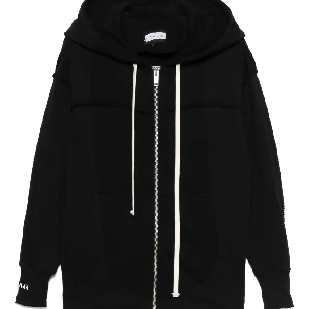 Худи на молнии с бахромой