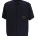 Рубашка с короткими рукавами и накладным карманом
