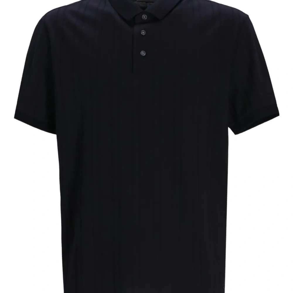 Рубашка поло в рубчик