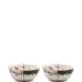 Floral-geometric patterned bowls (set of two) Floral-geometric patterned bowls (set of two)