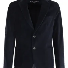 Вельветовый пиджак на пуговицах