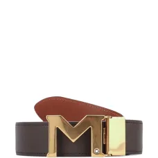 Ремень с пряжкой-логотипом