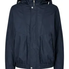 Куртка с капюшоном и эластичным подолом