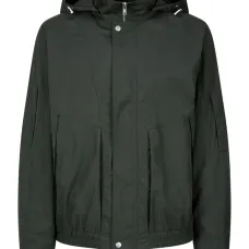 Куртка с капюшоном и эластичным подолом