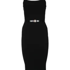 Вязаное платье с поясом Вязаное платье с поясом