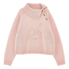 Свитер с вышитым логотипом