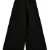 Wide-leg embroidered trousers