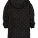 Cherry-print hooded dress