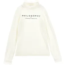 Футболка в рубчик с кружевом