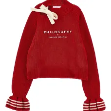 Свитер с оборками