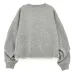Drawstring-sleeves sweatshirt