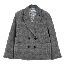 Двубортный пиджак в клетку Двубортный пиджак в клетку