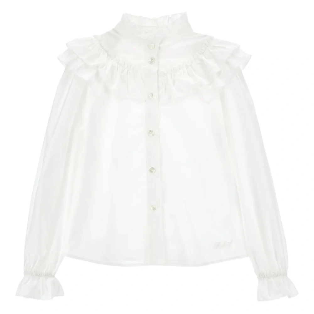 Блузка с оборками