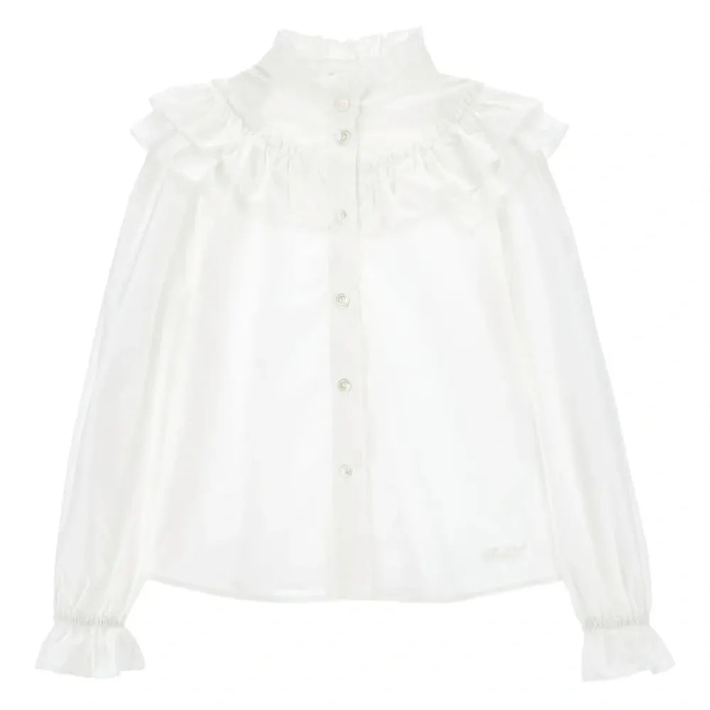 Блузка с оборками