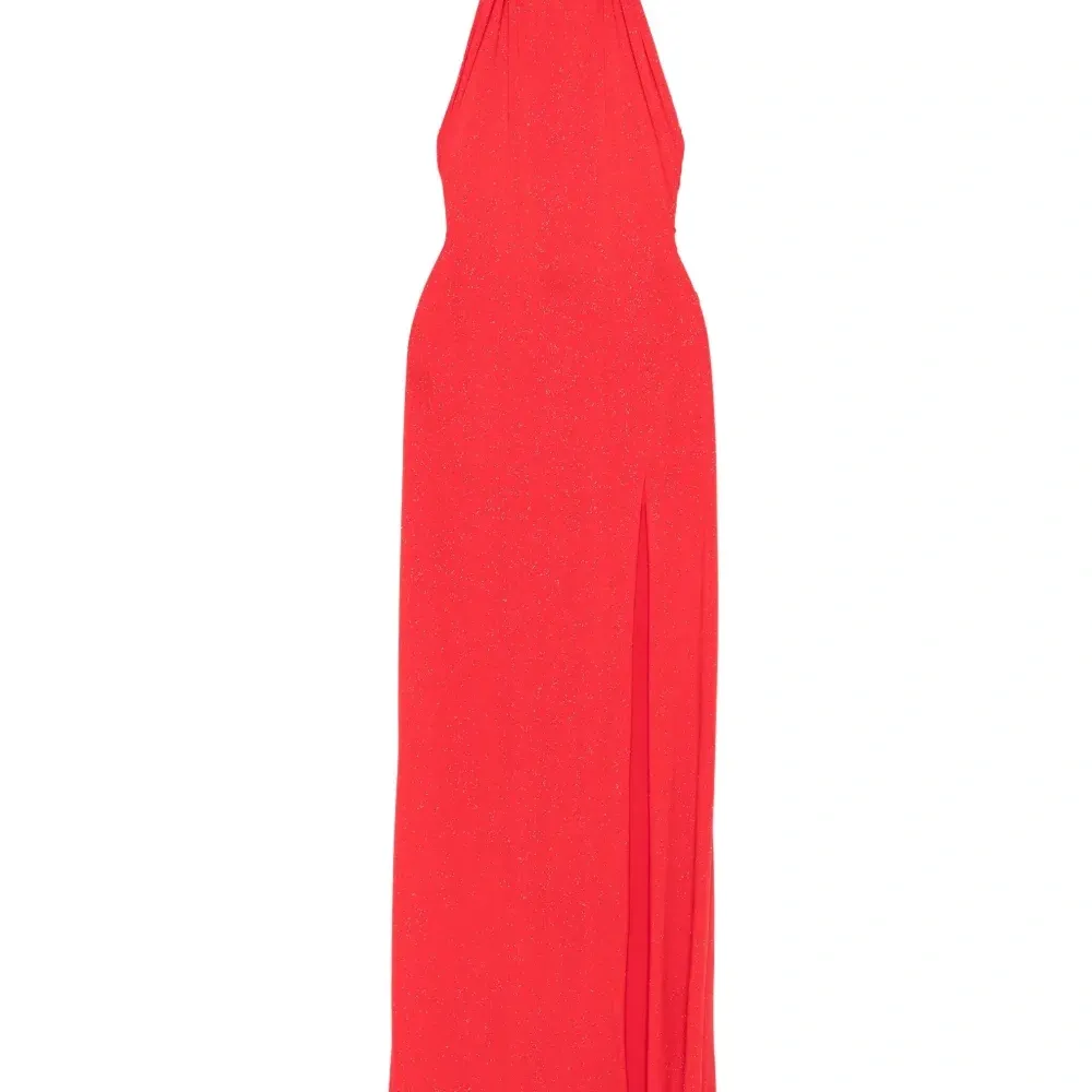 Платье макси с вырезом халтер