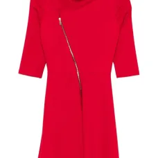 Платье мини Chelsea с диагональной молнией