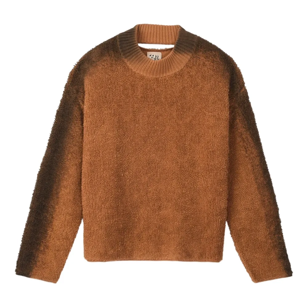 Свитер из шерсти мериноса с эффектом омбре