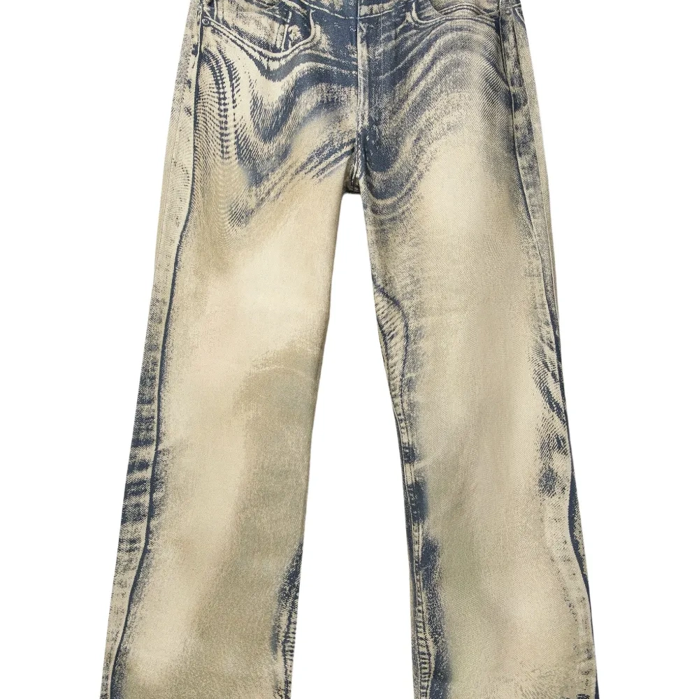 Джинсы с узором