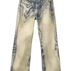 Джинсы с узором