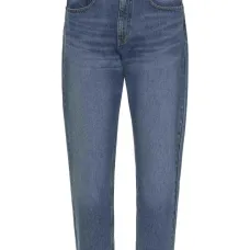 Джинсы с вышитым логотипом